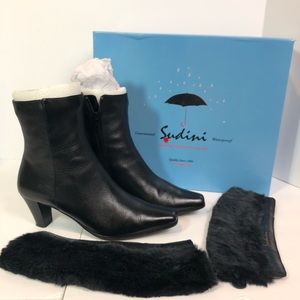 Sudini waterproof boots size 6.5 Black